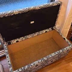 ソファベンチ 収納付き　の画像