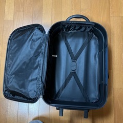 キャリーバッグ紺色の画像