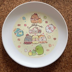 ねこのきょうだいとおかし屋さん　バンブーファイバープレート3枚セットすみっこぐらしの画像