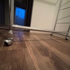 洋服収納スチールラックの画像