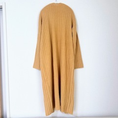 新品【Mila Owen】ループヤーンワイドリブニットカーディガン 秋冬 フリーサイズの画像