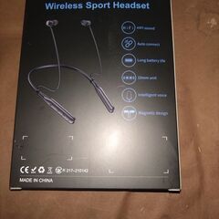 【未使用に近い】首掛け式ブルースイヤホンになります。の画像