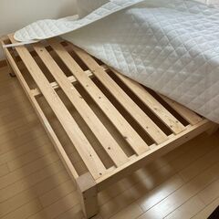 すのこベッド マットレス 美品　１１月初旬に廃棄の画像