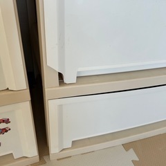 決まりました！【あげます】チェスト　収納ケース　4段3段の画像