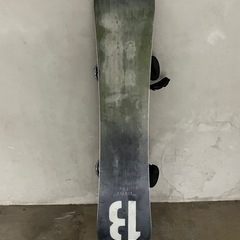 スノーボード バートン BURTON スノボ 板　オフトレ用(ダリング済) 148cm メンズ　ビンディング付の画像