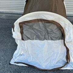 MONTAGNA モンターナ ワンタッチドームテント HA2994 ブラウン キャンプ アウトドアの画像