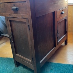 アンティーク レトロ 大正？昭和初期 昔の机の画像