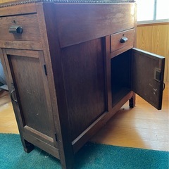 アンティーク レトロ 大正？昭和初期 昔の机の画像