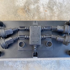 屋外用延長ケーブル4個口5m100Vの画像