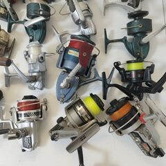 【中古】釣りリール26個まとめ売り/RYOBIDAIWAOlympicなどの画像