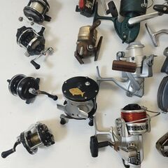【中古】釣りリール26個まとめ売り/RYOBIDAIWAOlympicなどの画像