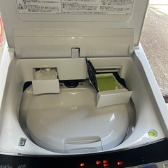 洗濯機　ヒタチ　日立　BW-DV80C　8kg　2018年製　ビートウォッシュ　 幅(W) 610mm × 奥行(D)635mm ×  高さ(H) 1040mm　簡易清掃済　動作確認済みの画像