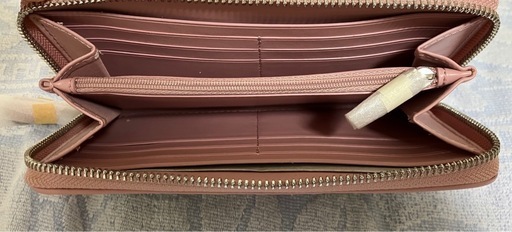 COACH 長財布 ベージュ ピンク