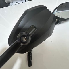 デイトナ バイクミラー 10mm広角 ハイビジミラー エッジ 2本セットの画像