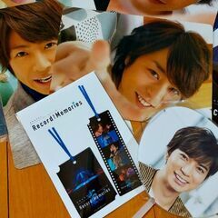 嵐公式グッズ　うちわ　ファイル　写真　松本潤の画像