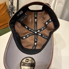 New Era ニューエラ コーデュロイ キャップ ブラウンの画像