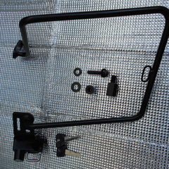 DAX125 サイドバックキャリア　デイナイト製（ヘルメットホルダー付き）の画像