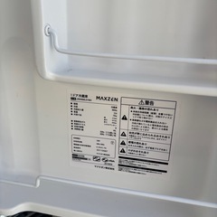 （予約者決定）maxzen 1ドア冷蔵庫 46L 2022年製の画像