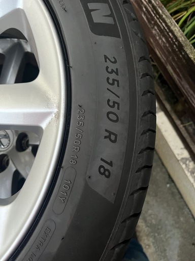 LS460レックスのタイヤ付アルミホイール