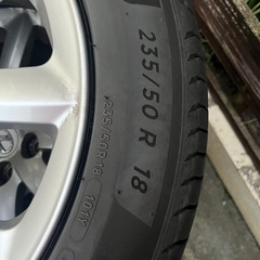 LS460レックスのタイヤ付アルミホイールの画像