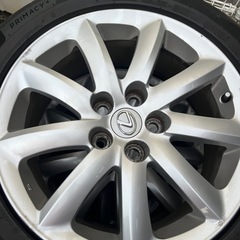 LS460レックスのタイヤ付アルミホイールの画像
