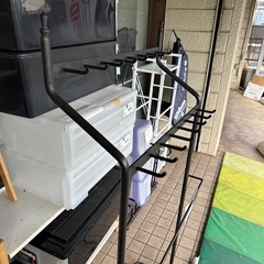 アイアンバックハンガーラック　小物ハンガーラックの画像