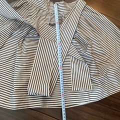 ボーダー　リボンスカートの画像