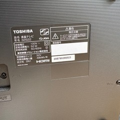 TOSHIBA液晶テレビ32型の画像
