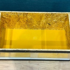 爬虫類木製自作ケージ横60cm縦30cmの画像