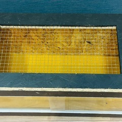 爬虫類木製自作ケージ横60cm縦30cmの画像