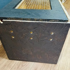 爬虫類木製自作ケージ横60cm縦30cmの画像