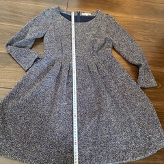 ツイード調ワンピースの画像