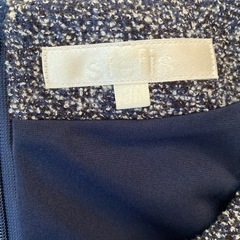 ツイード調ワンピースの画像