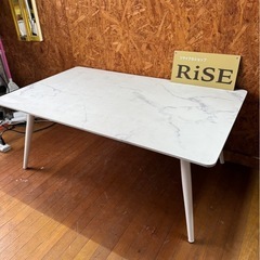 J2801 センターテーブル　ローテーブル　座卓　大理石風　　使...