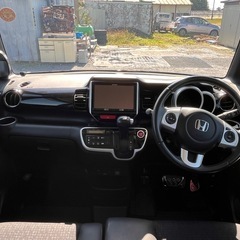 N-BOX カスタムG.ターボLパッケージ ナビ  TV Bカメラ Bluetooth ETC アルミホイール 両側パワースライドドア リア席サンシェードの画像