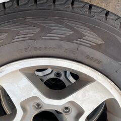 JB23W ジムニー　スズキ純正アルミホイール　ヨコハマスタッドレス175/80R16　４本セット　の画像