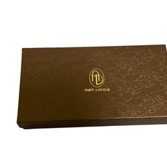 ASHIYA DIAMOND 長財布　本革　高級 メンズ　ブラック　黒の画像