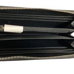 ASHIYA DIAMOND 長財布　本革　高級 メンズ　ブラック　黒の画像