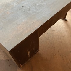 昭和　机　座卓　ローテーブル　引き出し　古民具　ヴィンテージ 　の画像