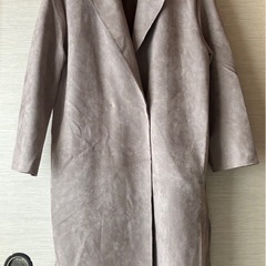 IEDIT グレージュスエードコートSの画像