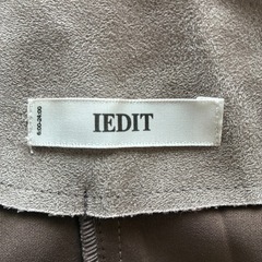 IEDIT グレージュスエードコートSの画像