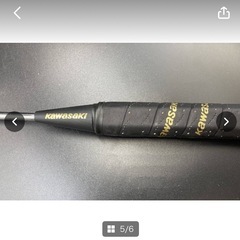 KAWASAKI　kawasaki　カワサキ　台湾製　中古　現状品　ラケット　レッド　ブラック　バトミントン　本体のみ　212　＊B1116-9＊の画像
