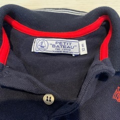 プチバトー男の子ポロシャツロンパース60-70の画像