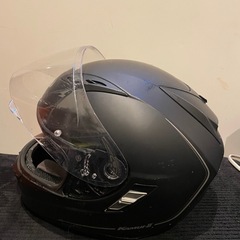 バイクフルフェイスヘルメットの画像