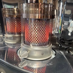 トヨトミ　石油ストーブ　反射型ストーブ　開放式　３．６Ｌタンク　２０１９年製　ブラック　電池式　コンセント不要　ＲＳＸ－２３０　停電　災害　キャンプ　アウトドア　ポータブルの画像