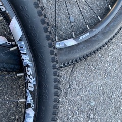 マウンテンバイク　27.5　ホイール　タイヤ　ギア付きの画像