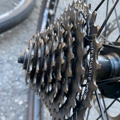 マウンテンバイク　27.5　ホイール　タイヤ　ギア付きの画像