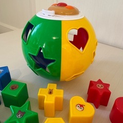 アンパンマン 育脳まるまるパズル　ボール型積み木の画像