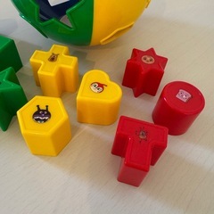アンパンマン 育脳まるまるパズル　ボール型積み木の画像