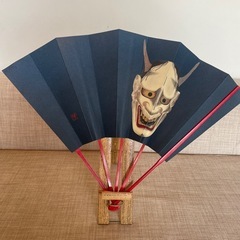 扇子　錦の扇の画像